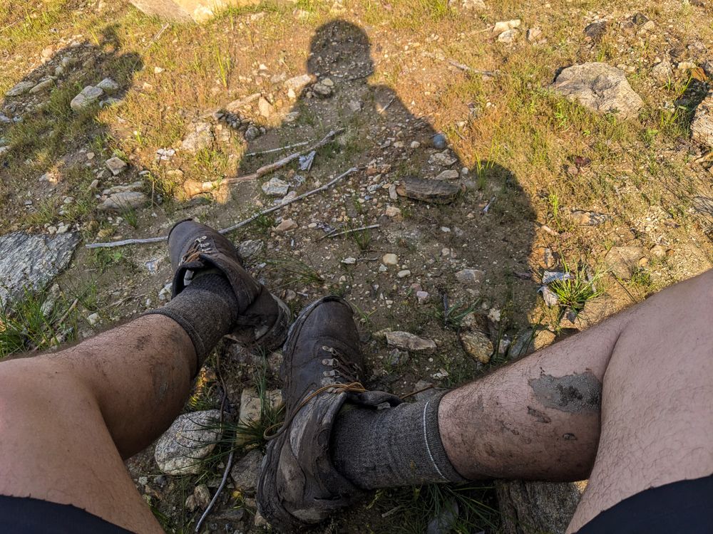 Sluck and muck on my boots and legs