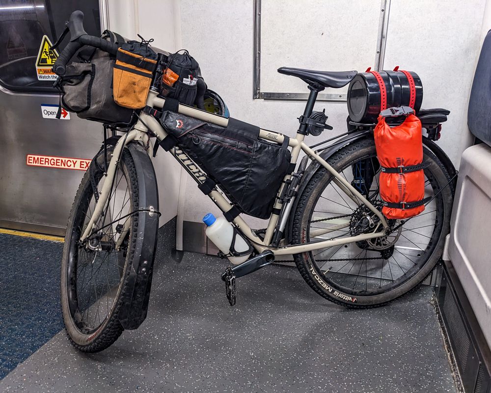 Bike accomodations on the Harlem Line.
