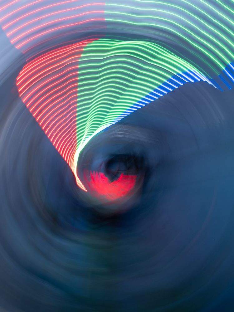 long exposure on the metro patio